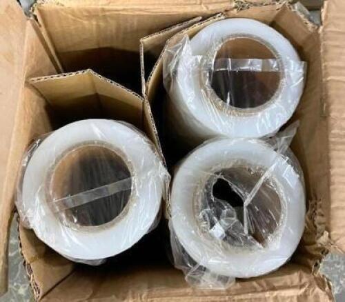 DESCRIPTION: (3) 18" CLEAR STRETCH WRAP QTY: 3