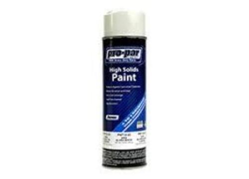 DESCRIPTION: (12) HIGH SOLIDS GLOSS WHITE SPRAY PAINT-16 OZ BRAND/MODEL: PRO PAR SIZE: 16 OZ QTY: 12