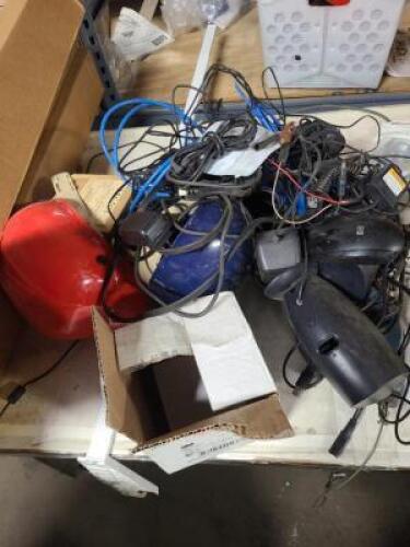 (1) TABLE OF MISC OFFICE SUPPLIES
