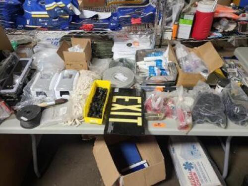 (1) TABLE OF MISC ITEMS