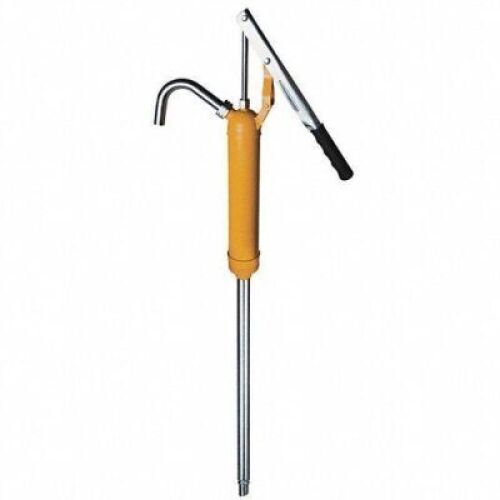 DESCRIPTION: (1) HAND OPERATED DRUM PUMP BRAND/MODEL: DAYTON/4AYD4 INFORMATION: LEVER/MAX FLOW RATE: 10 OZ PER STROKE RETAIL$: 91.52 SIZE: 17-3/4" TO