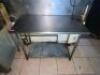 48" X 24" STAINLESS TABLE W/ MOUNTED CAN OPENER - 2