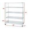 DESCRIPTION: (1) 5-TIER NSF STEEL SHELVING BRAND/MODEL: SEVILLE CLASSICS #WEB571 INFORMATION: STEEL RETAIL$: $229.99 SIZE: 60"X 24" DX72" QTY: 1