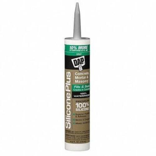 DESCRIPTION: (12) CARTRIDGE SEALANT BRAND/MODEL: DAP #29RV02 INFORMATION: GRAY, SILICONE, CERAMIC, CONCRETE , MASONRY, WOOD RETAIL$: $17.44 SIZE: 10.8