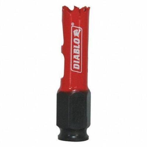 DESCRIPTION: (3) HOLE SAW BRAND/MODEL: DIABLO #DHS0563 INFORMATION: RED RETAIL$: $7.81 EA SIZE: 9./16 QTY: 3