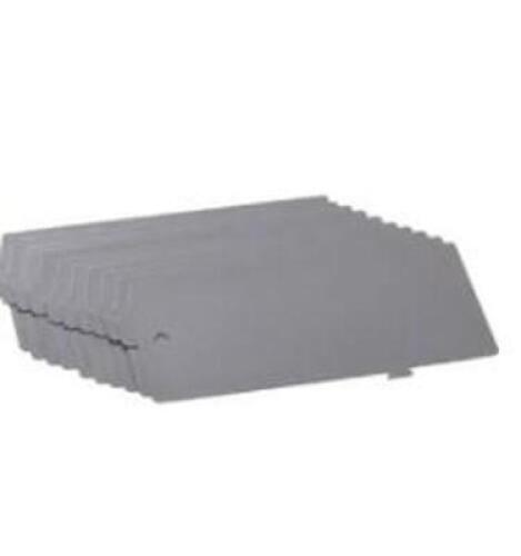 DESCRIPTION: (6) PACKS OF (6) PEBBLE GRAY FILE DIVIDERS BRAND/MODEL: SAFECO F12DV605 RETAIL$: $ 29.82 PER PACK SIZE: 12" QTY: 6