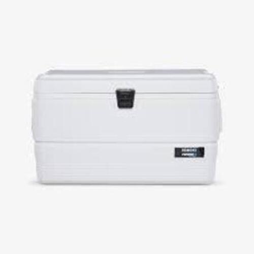 DESCRIPTION: (1) MARINE COOLER BRAND/MODEL: IGLOO MARINE ULTRA LEGEND INFORMATION: WHITE RETAIL$: $150.00 EA SIZE: 94 QT QTY: 1