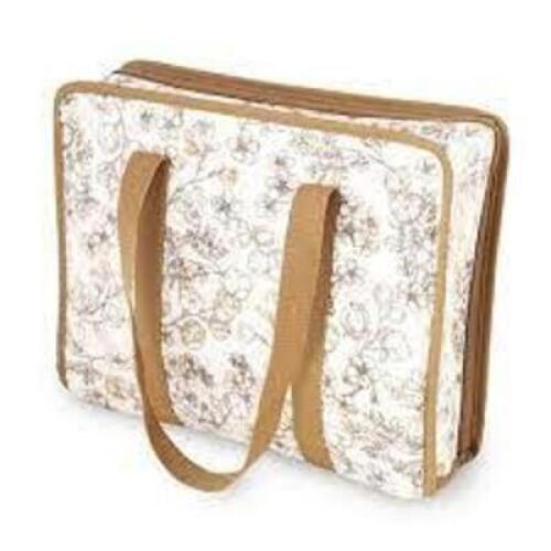 DESCRIPTION: (1) ALL PURPOSE PROJECT ORGANIZER BAG BRAND/MODEL: DRITZ #072879629477 INFORMATION: BEIGE FLORAL RETAIL$: $30.00 EA QTY: 1