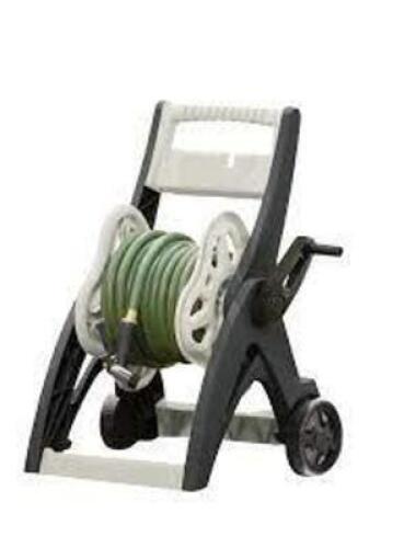 DESCRIPTION: (1) HOSE REEL CART BRAND/MODEL: SUNCAST HOSEMOBILE INFORMATION: GREY RETAIL$: $30.00 EA SIZE: 175 FT QTY: 1