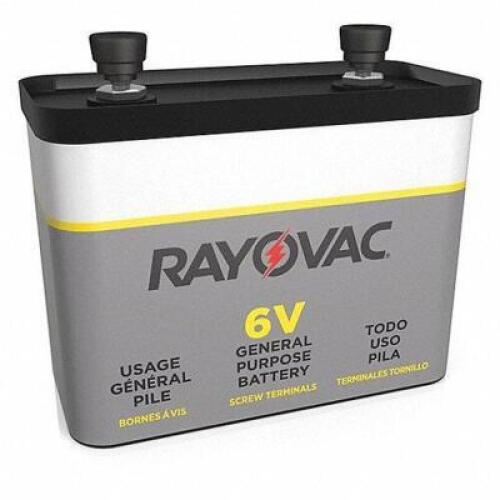 DESCRIPTION: (6) GENERAL PURPOSE LANTERN BATTERY BRAND/MODEL: RAYOVAC RETAIL$: $7.69 EA SIZE: 6V -918C QTY: 6