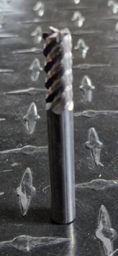 DESCRIPTION: (2) SOLID CARBIDE SQ, END MILL BRAND/MODEL: ACCUPRO 56210057 RETAIL$: $ 43.01 EA SIZE: 5/16" DIA 13/16" LOC QTY: 2