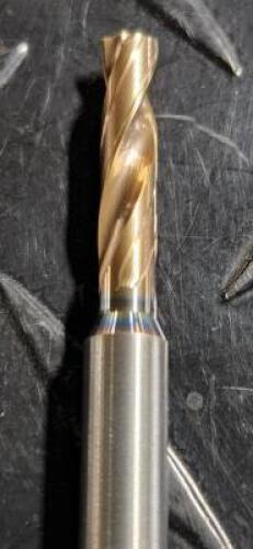 DESCRIPTION: (3) SOLID CARBIDE JOBBER LENGTH DRILLBITS BRAND/MODEL: AMITSUBISHI MVS0440X02S060PL DP1020 RETAIL$: $ 76.44E A QTY: 3