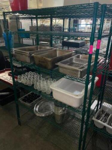 DESCRIPTION: 48" X 24" SIX TIER COATED WIRE SHELF. MODEL METRO ADDITIONAL INFORMATION: NO CONTENTS SIZE: 48" X 24" X 72" QTY: 1