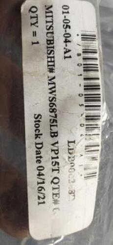 DESCRIPTION: (3) SOLID CARBIDE COOLANT FED DRILLS BRAND/MODEL: MITSUBISHI CARBIDE MWS6875LB RETAIL$: $350.25 QTY: 3