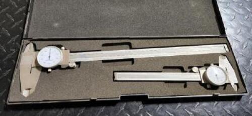 DESCRIPTION: (1) OUTSIDE DIAMETER DIAL CALIPER SET BRAND/MODEL: VALUE COLLECTION 00449199 RETAIL$: $147.91 SIZE: 6" AND 12" QTY: 1