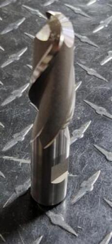 DESCRIPTION: (1) HSS BALL END MILL BRAND/MODEL: HERTEL 91198408 RETAIL$: $85.50 SIZE: 13/16" 2" LOC QTY: 1