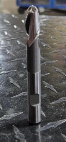 DESCRIPTION: (1) HSS BALL END MILL BRAND/MODEL: HERTEL 84509801 RETAIL$: $43.67 SIZE: 3/8" DIA 3/4" LOC QTY: 1