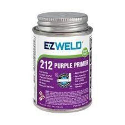 DESCRIPTION: (4) PURPLE PRIMER BRAND/MODEL: EZ WELD 212 #5E522 RETAIL$: $13.43 EA SIZE: 8 OZ QTY: 4