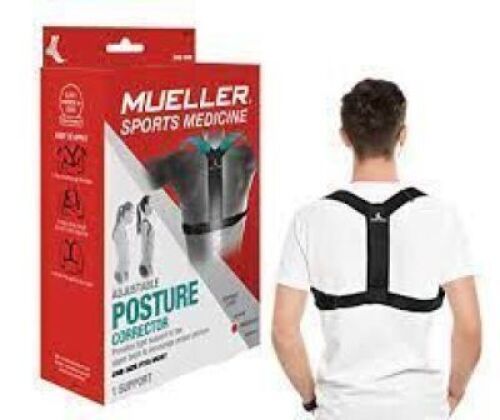 DESCRIPTION: (1) POSTURE CORRECTOR BRAND/MODEL: MUELLER INFORMATION: BLACK RETAIL$: $20.00 EA SIZE: ONE SIZE FITS MOST QTY: 1
