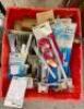 DESCRIPTION: LARGE LOT OF 72" BRASS STANDARD SLOTTED SHELF WALL MOUNT POSTS BRAND/MODEL: HV 80 BR 72 INFORMATION: COMES WITH ADDITIONAL SHELVING BRACK - 4