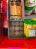 DESCRIPTION: LARGE ASSORTMENT OF GARDENING SUPPLIES AS SHOWN (PLANTERS, SPREADER, GRASS SEED, GARDEN STAPLES, INSECT TRAPS, PLANT FOOD, SEED STARTERS, - 7