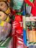 DESCRIPTION: LARGE ASSORTMENT OF GARDENING SUPPLIES AS SHOWN (PLANTERS, SPREADER, GRASS SEED, GARDEN STAPLES, INSECT TRAPS, PLANT FOOD, SEED STARTERS, - 12
