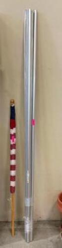 DESCRIPTION: BUNDLE OF ASSORTED ALUMINUM TUBING INFORMATION: SEE PHOTOS FOR MORE DETAIL QTY: 1