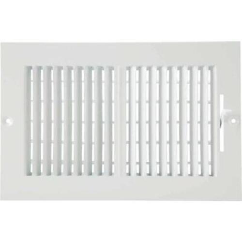 DESCRIPTION: (10) WHITE STEEL WALL REGISTERS BRAND/MODEL: HOME IMPRESSIONS RETAIL$: $11.49 EACH SIZE: 6"X10" QTY: 10