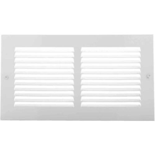 DESCRIPTION: (8) WHITE STEEL RETURN AIR GRILLE BRAND/MODEL: HOME IMPRESSIONS RETAIL$: $8.49 EACH SIZE: 6"X12" QTY: 8
