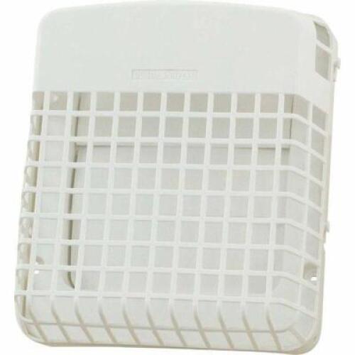 DESCRIPTION: 4CT BOX OF PROGARD 4" WHITE PLASTIC DRYER VENT HOOD BRAND/MODEL: DUNDAS JAFINE RETAIL$: $91.50 QTY: 1