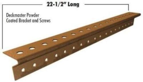 DESCRIPTION: DECKMASTER 22.5" HIDDEN BRACKET BRAND/MODEL: GRABBER CONSTRUCTION RETAIL$: $44.94 QTY: 1