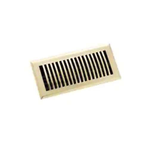 DESCRIPTION: (5) POLISHED BRASS LOOK STANDARD SIDEWALL REGISTERS BRAND/MODEL: LEIGH RETAIL$: $12.50 EACH SIZE: 14"X6" QTY: 5