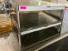 HATCO 36" TWO TIER HOT PLATE MERCHANDISER DISPLAY W/ TOP HEAT LAMPS - 2