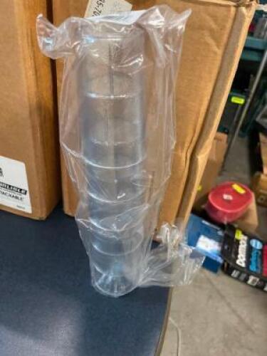 (24) 5 OZ CLEAR PLASTIC TUMBLERS
