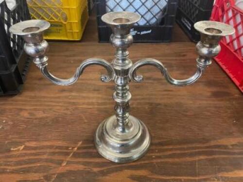 (5) 3 HEAD CANDELABRUMS