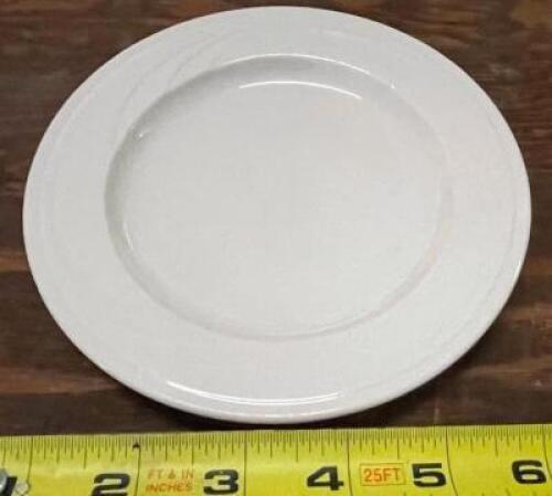 (100) 6.5" CASCADE CHINA PLATES