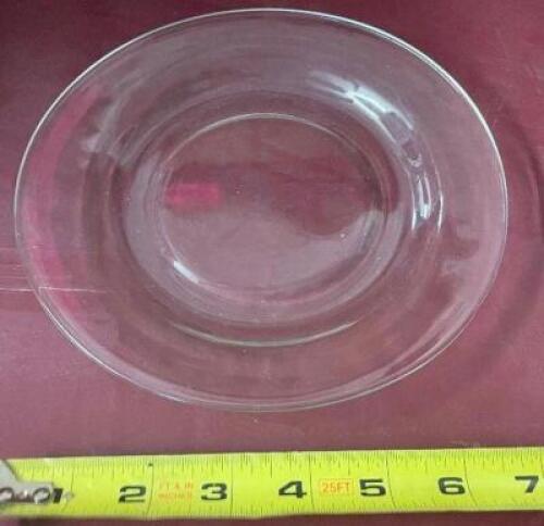 (50) 7.5" GLASS SALAD PLATES