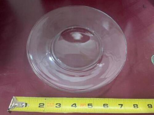 (50) 7.5" GLASS SALAD PLATES