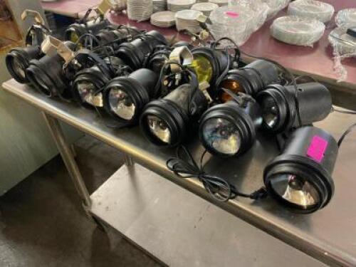 (12) AMERICAN DJ PL-1000 STAGE LIGHTS