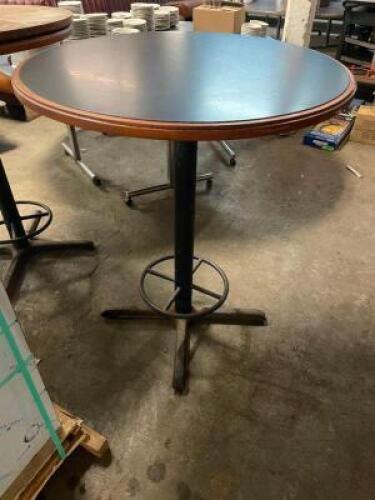 (3) 36" COMPOSITE TOP TABLE W/ PUB BASES