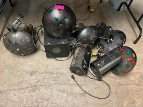 (1) LOT OF NON WORKING CLUB LIGHTS