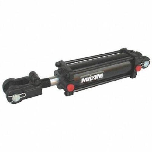 DESCRIPTION: (1) HYDRAULIC CYLINDER BRAND/MODEL: MAXIM #6FDC0 RETAIL$: 359.14 SIZE: 16 IN STROKE LG 31 1/2 IN RETRACTED LG 31410 LB 2 IN ROD DIA QTY: