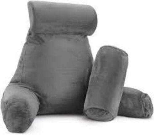 DESCRIPTION: (1) READING PILLOW BRAND/MODEL: NESTLE INFORMATION: GRAY RETAIL$: $100.00 EA SIZE: SIZE LARGE QTY: 1