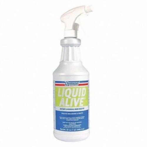 DESCRIPTION: (6) ODOR ELIMINATOR BRAND/MODEL: DYMON LIQUID ALIVE #21A878 RETAIL$: $75.00 TOTAL SIZE: 32 OZ QTY: 6
