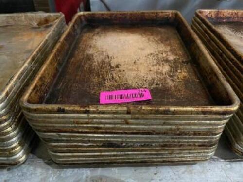 DESCRIPTION: (12) 1/4TH SIZE SHEET PANS THIS LOT IS: SOLD BY THE PIECE QTY: 12