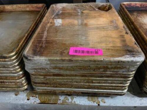 DESCRIPTION: (12) 1/4TH SIZE SHEET PANS THIS LOT IS: SOLD BY THE PIECE QTY: 12