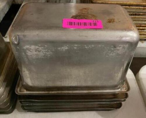 DESCRIPTION: (6) 1/4TH SIZE STAINLESS INSERTS. ADDITIONAL INFORMATION: 6� DEEP THIS LOT IS: SOLD BY THE PIECE QTY: 6