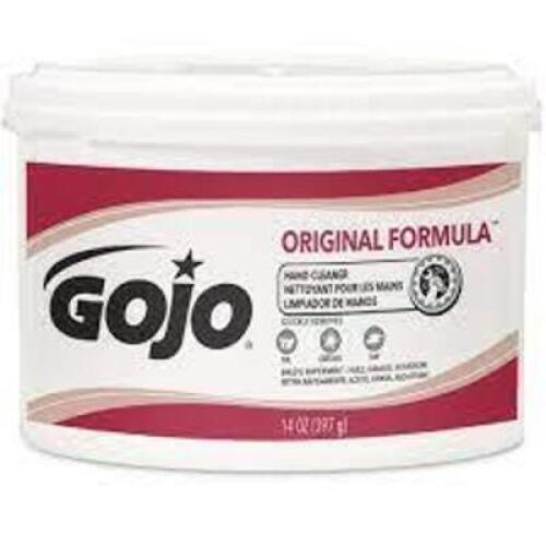 DESCRIPTION: (2) HAND CLEANER BRAND/MODEL: GOJO INFORMATION: ORIGINAL FORMULA RETAIL$: $7.28 EA SIZE: 14 OZ QTY: 2