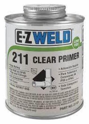 DESCRIPTION: (2) CLEAR PRIMER BRAND/MODEL: EZ WELD 211 RETAIL$: $10.35 EA SIZE: 32 FL OZ QTY: 2