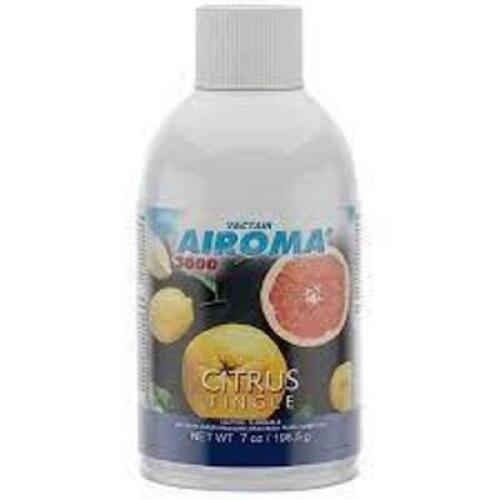 DESCRIPTION: (6) FRAGRANCE AEROSOL BRAND/MODEL: VECTAIR AIROMA 3000 INFORMATION: CITRUS RETAIL$: $25.00 TOTAL QTY: 6